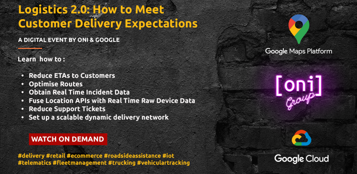 Watch on Demand - Logistics 2.0: How to create a customer experience that will be appreciated using data & technology